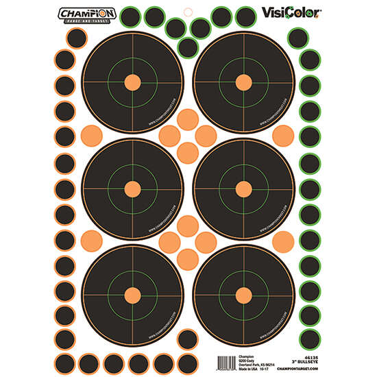Targets Champion Traps&Targets PAP M90 CHAMP 3BULLS EYE 5PK W/150 PASTORS • Model: PAP M90